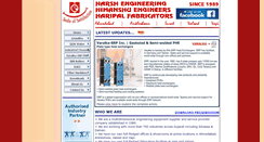 Desktop Screenshot of harshindia.com